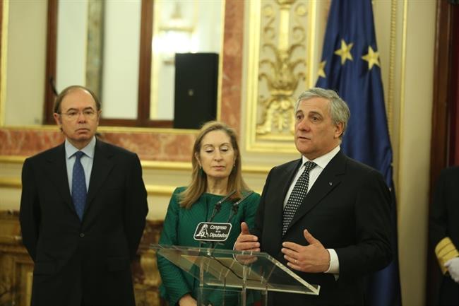 ep presidenteparlamento europeo antonio tajani visitacongreso