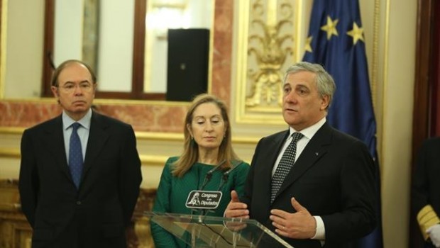 ep presidenteparlamento europeo antonio tajani visitacongreso