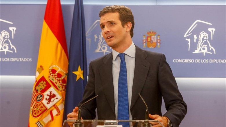 El presidente del PP Pablo Casado en una foto de archivo | Ricardo Rubio - Europa Press ep presidentepp pablo casadouna fotoarchivo