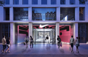ep render de la tienda de nike en barcelona