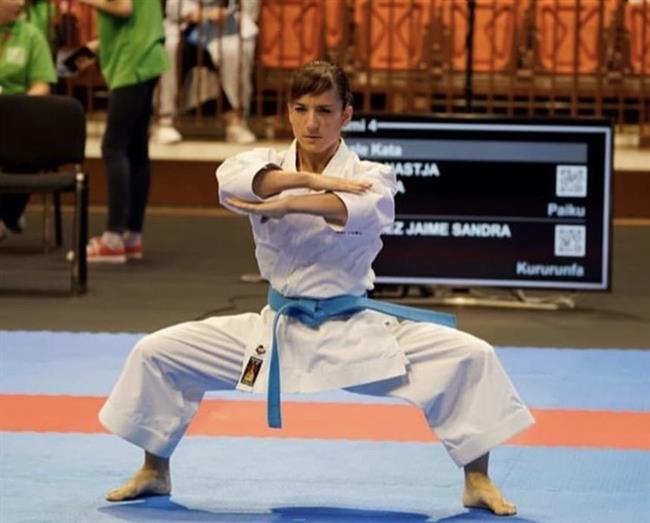 Sandra Sánchez, en el Campeonato de Europa de 2018. | RFEK Y DA ep sandra sanchez encampeonatoeuropa2018