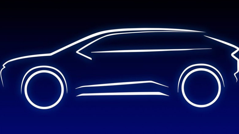ep silueta del nuevo modelo electrico de toyota