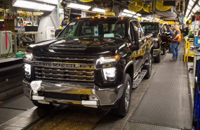 ep un chevrolet silverado en la planta de produccion de general motors en flint michigan ep un chevrolet silverado en la planta de produccion de general motors en flint michigan