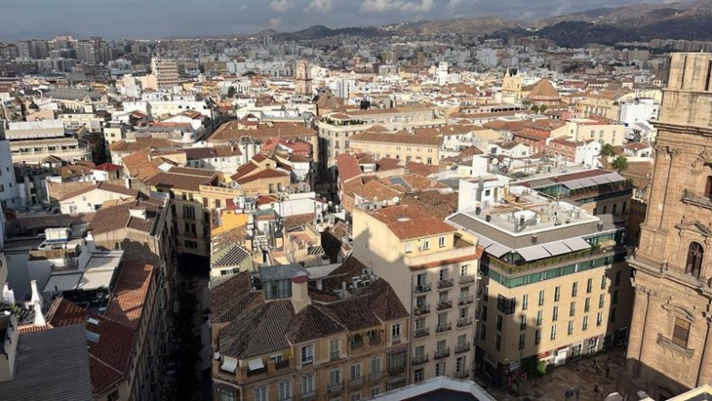 ep vista aerea de malaga desde el distrito centro ep vista aerea de malaga desde el distrito centro