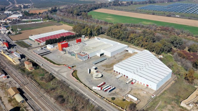 ep vista general de la factoria de pastas gallo en el carpio cordoba
