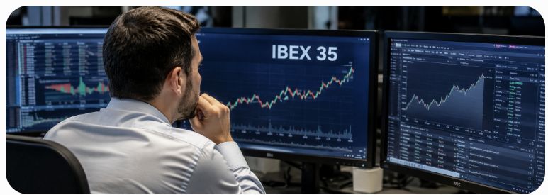 El Ibex 35 resiste sobre los 18.200 puntos mientras el petróleo pierde presión