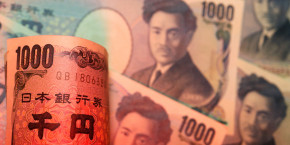 illustration montrant des billets de banque en yens japonais 