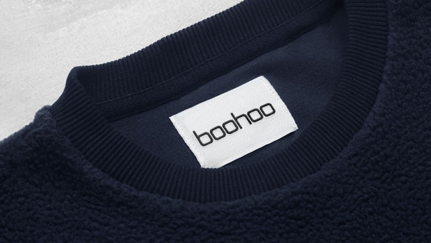 dl boohoo objectif en ligne mode commerce de détail étiquette logo