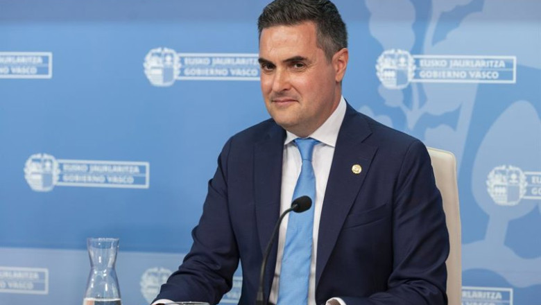 Archivo - El consejero de Industria, Transición Energética y Sostenibilidad del Gobierno Vasco, Mikel Jauregi | GAIZKA UCEDA- GOBIERNO VASCO - Archivo ep archivo el consejero de industria transicion energetica y sostenibilidad del gobierno vasco