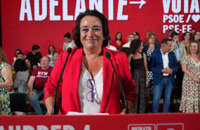 ep archivo   la cabeza de lista de los socialistas vascos al congreso por gipuzkoa rafaela romero