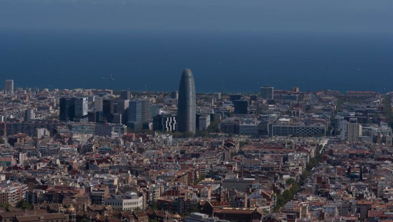 ep archivo vista panoramica de barcelona espana con la torre glries al fondo ep archivo vista panoramica de barcelona espana con la torre glries al fondo