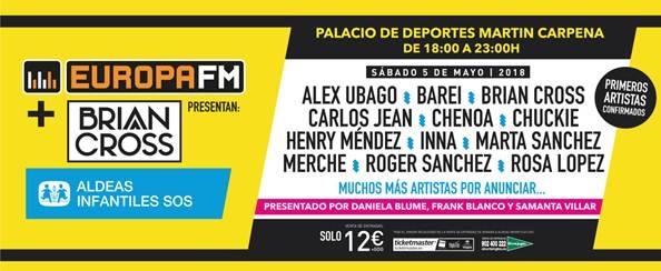 Cartel '#FestivalSolidario' de Málaga | EUROPA FM ep cartel festivalsolidario de malaga