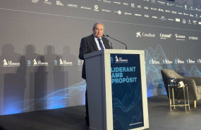ep el ministro de industria y turismo jordi hereu en la 35 trobada empresarial al pirineu