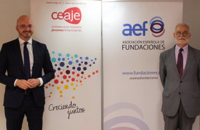 ep el presidente de ceaje fermin albadalejo junto al presidente de aef javier nadal