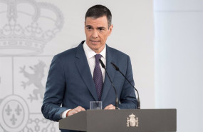ep el presidente del gobierno pedro sanchez comparece ante los medios en el palacio de la moncloa a