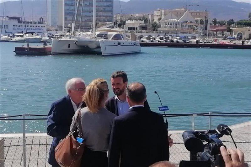 ep el presidente del pp pablo casado en su visita a la ciudad autonoma de melilla