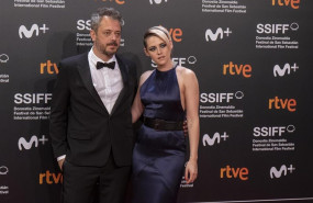 ep i-d el director australiano benedict andrews y la actriz estadounidense kristen stewart asisten a