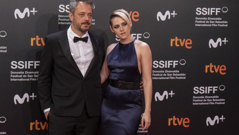 ep i-d el director australiano benedict andrews y la actriz estadounidense kristen stewart asisten a