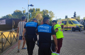 ep imagenpolicia municipalun sanitariosumma desplazadosatenderla militantemas madrid leganemos agredida durantefiestasla localidad