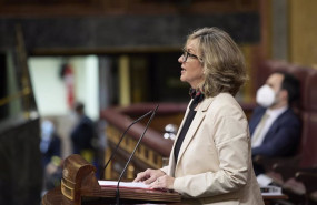 ep la diputada del psoe merce perea interviene en un pleno en el congreso