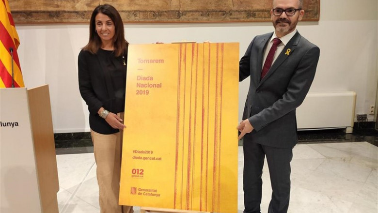 EUROPA PRESS ep la portavoz del govern meritxell budo y el vicepresidente primero del parlament josep costa