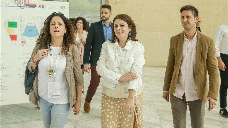 La portavoz del Grupo Socialista en el Congreso de los Diputados, Adriana Lastra, asiste al XII Pleno de la Federación Española de Municipios y Provincias (FEMP) en Madrid a 21 de septiembre de 2019. | Ricardo Rubio - Europa Press ep la portavoz del grupo socialista en el congreso de los diputados adriana lastra asiste al xii