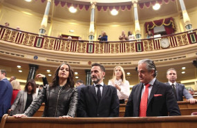 ep la presidenta de ciudadanos ines arrimadas junto a los diputados edmundo bal y marcos de quinto