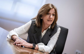 ep la presidenta de unespa mirenchu del valle schaan durante una entrevista para europa press a 2 de