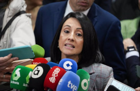 ep la secretaria de estado de industria rebeca torro atiende a medios a su llegada a la inauguracion