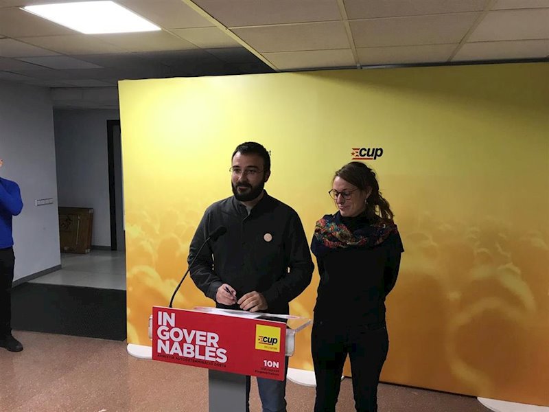 ep los diputados electos de la cup en el congreso mireia vehi y albert botran