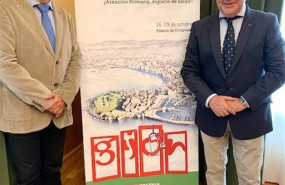 ep los doctores miguel angel prieto y antonio fernandez en la presentacion del 41 congreso nacional