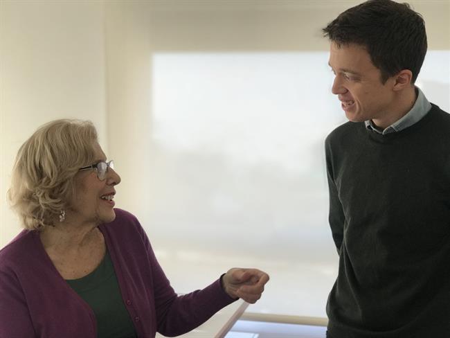 ep manuela carmena e inigo errejon