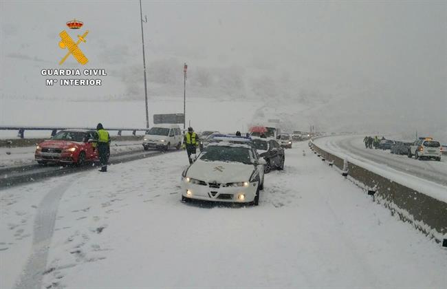 Nieve en A67 Montabliz | GUARDIA CIVIL ep nievea67 montabliz