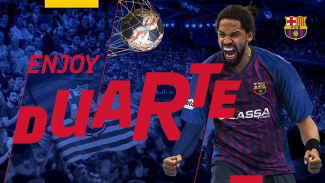 El nuevo jugador del FC Barcelona Lassa de balonmano Gilberto Duarte | FCB ep nuevo jugadorfc barcelona lassabalonmano gilberto duarte