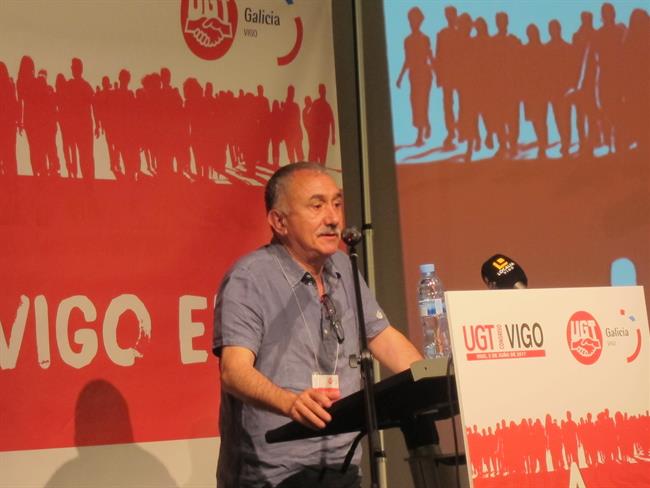 Pepe Álvarez en Vigo. | EUROPA PRESS ep pepe alvarezvigo