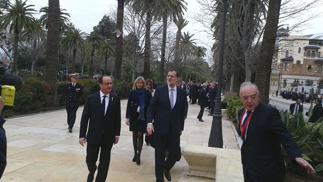 Rajoy y Hollande en Málaga en su Cumbre bilateral | EUROPA PRESS ep rajoyhollandemalagasu cumbre bilateral