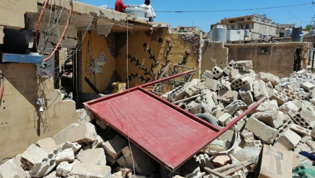 ep viviendas provisionalesrefugiados siriosarsal libano derribadasorden gubernamental