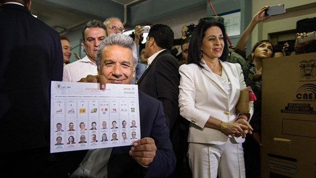Lenin Moreno durante las elecciones | Twitter @Lenin lenin moreno ecuador