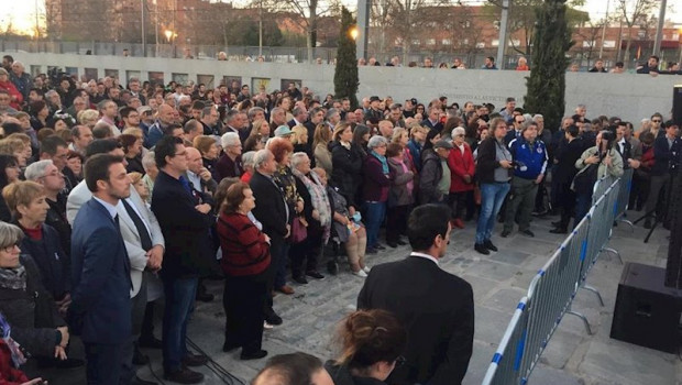 ep acto homenaje a las victimas del 11m en la estacion de el pozo