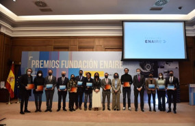ep archivo   economiapardo de vera entrega los premios de la fundacion enaire que reconocen trabajos