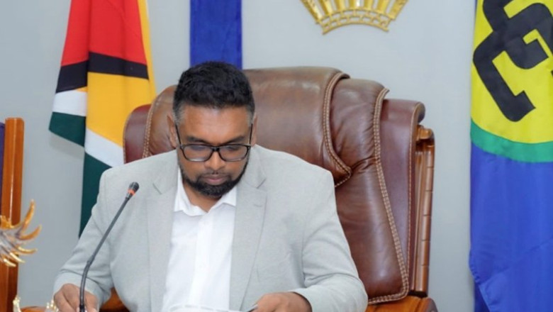 ep archivo el presidente de guyana ifraan ali ep archivo el presidente de guyana ifraan ali
