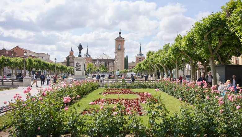 ep archivo la plaza de cervantes a 20 de mayo de 2023 en alcala de henares madrid espana ep archivo la plaza de cervantes a 20 de mayo de 2023 en alcala de henares madrid espana