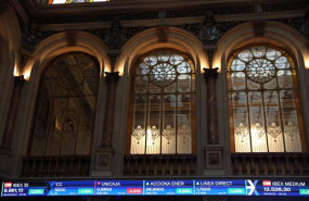 ep archivo   valores del ibex 35 en el palacio de la bolsa a 29 de septiembre de 2021 en madrid