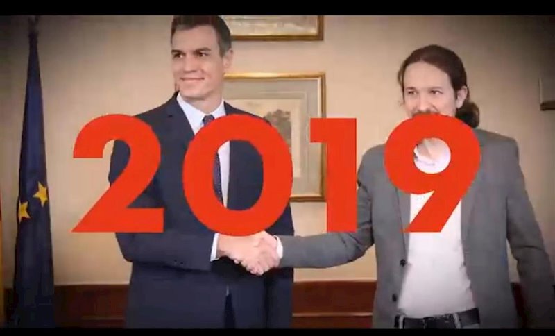 ep captura del video resumen de 2019 del psoe