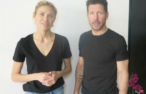 ep carla pereyra y simeone en un video para animar a hacer donaciones
