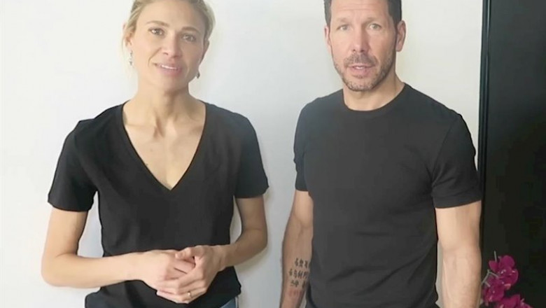 ep carla pereyra y simeone en un video para animar a hacer donaciones