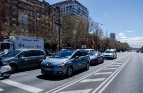 ep coches transito castellana trafico contaminacion madrid