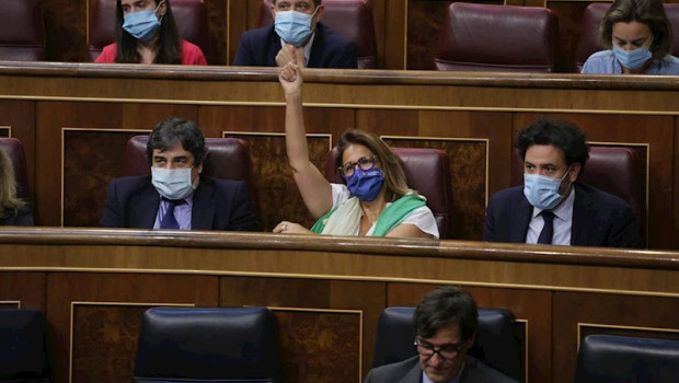 ep diputados en el hemiciclo del congreso
