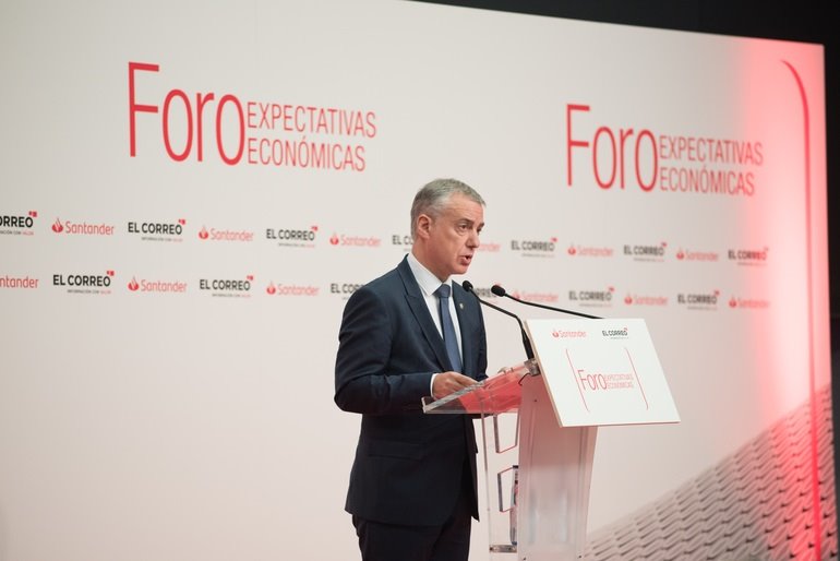ep el lehendakari inigo urkullu en el foro expectativas economicas en bilbao