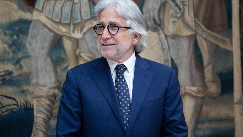 El president de la patronal catalana Foment del Treball, Josep Sánchez Llibre, durant la seva audiència amb el rei. | David Zorrakino - Europa Press - Archivo ep el president de la patronal catalana foment del treball josep sanchez llibre durant la seva